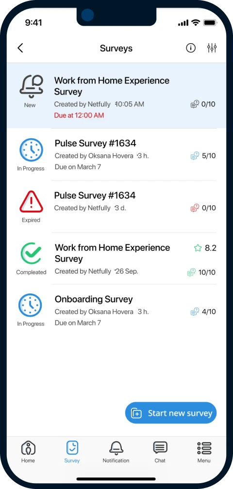 Mobile survey delivery